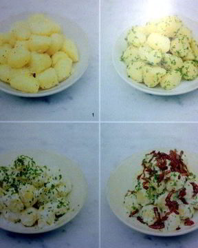 Картофельный салат с беконом