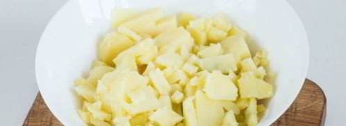 картофельный салат с морковью и горошком. Шаг 8