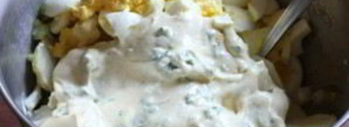 классический картофельный салат. Шаг 4