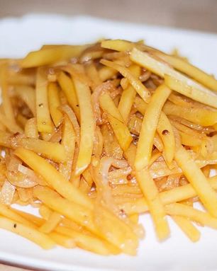 Корейский картофельный салат Камди ча