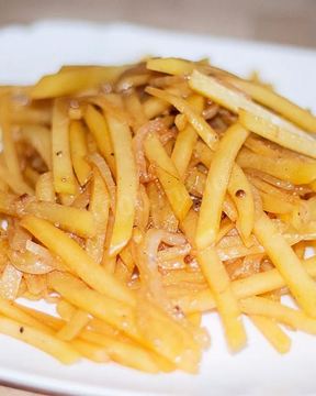 Корейский картофельный салат Камди ча