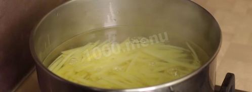 корейский картофельный салат камди ча. Шаг 4