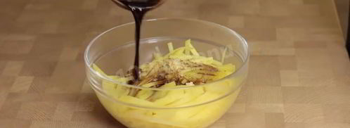 корейский картофельный салат камди ча. Шаг 6