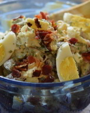 Печеный картофельный салат