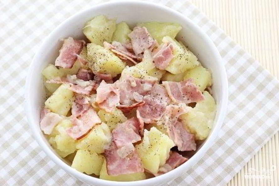 Рецепт салат из картофеля без майонеза