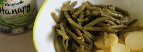 салат из молодого картофеля со стручковой фасолью. Шаг 2