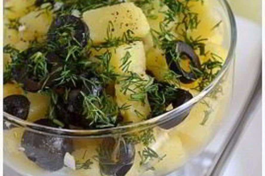 Рецепт салат с картофелем