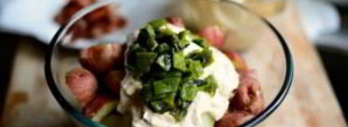 салат с запеченным картофелем. Шаг 11