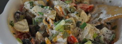 средиземноморский картофельный салат. Шаг 4