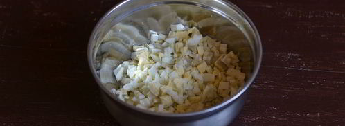 оливье с курицей. Шаг 2