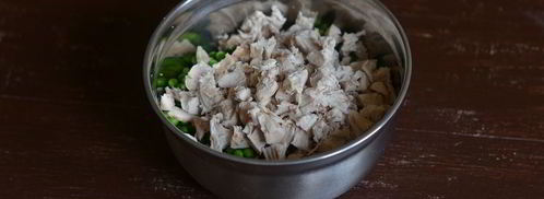 оливье с курицей. Шаг 5