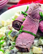 Оливье с ростбифом