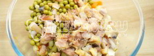 постный оливье. Шаг 6