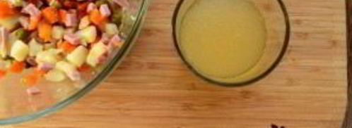 салат-желе оливье. Шаг 2