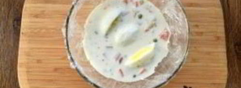 салат-желе оливье. Шаг 6