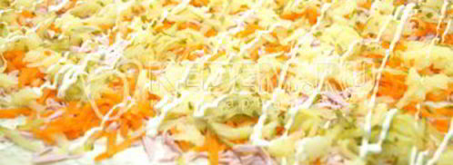 закуска оливье-рулет. Шаг 8