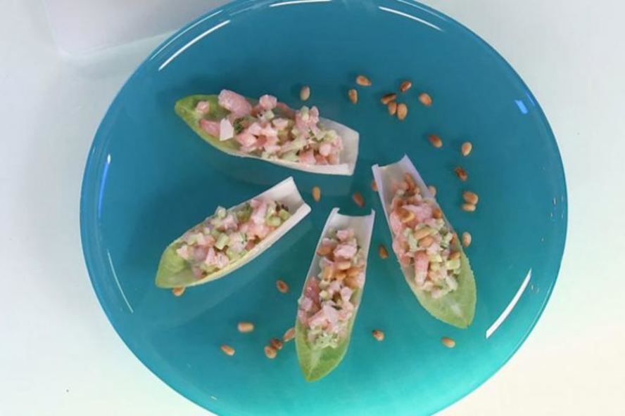 Рецепт острый салат с креветками