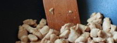 порционный салат с курицей и ананасом. Шаг 4