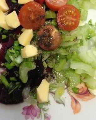 Салат быстрый овощной