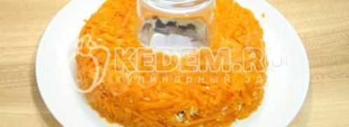 салат дамский каприз с куриными бедрышками. Шаг 4