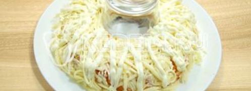 салат дамский каприз с куриными бедрышками. Шаг 5