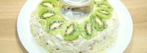 салат дамский каприз с куриными бедрышками. Шаг 6