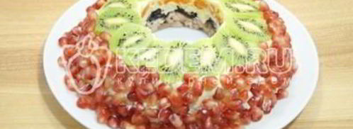 салат дамский каприз с куриными бедрышками. Шаг 7