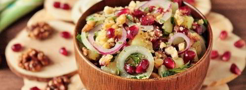 салат из граната и грецких орехов. Шаг 12