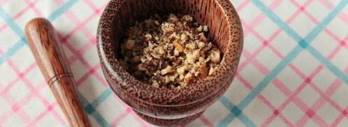 салат из граната и грецких орехов. Шаг 10