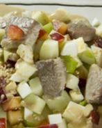 Салат из рыбы с фруктами