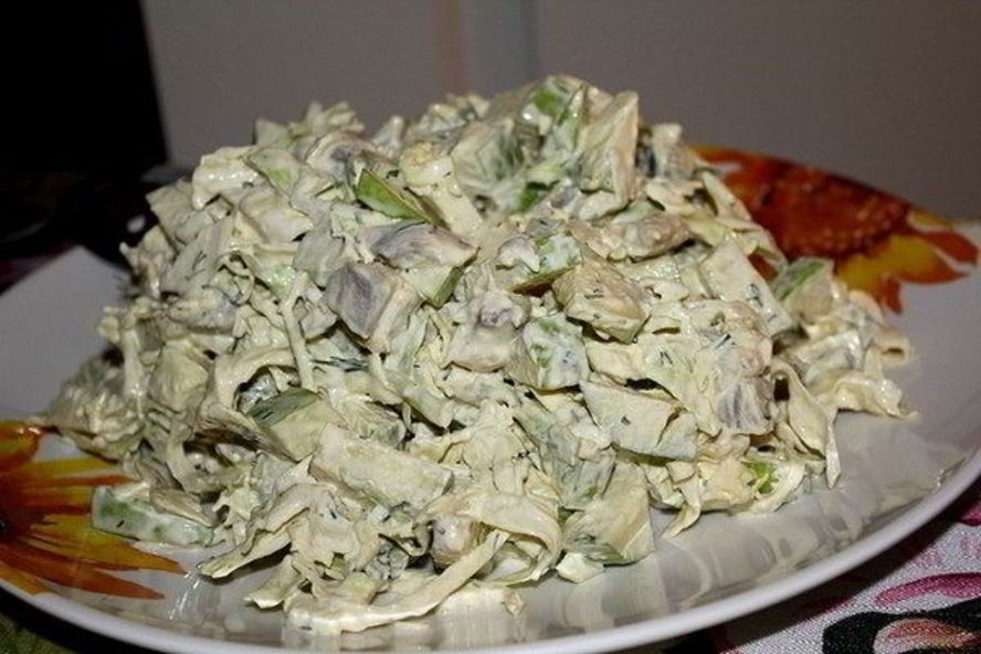 Рецепт салат из сельди скандинавский с капустой