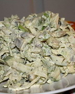 Салат из сельди скандинавский с капустой