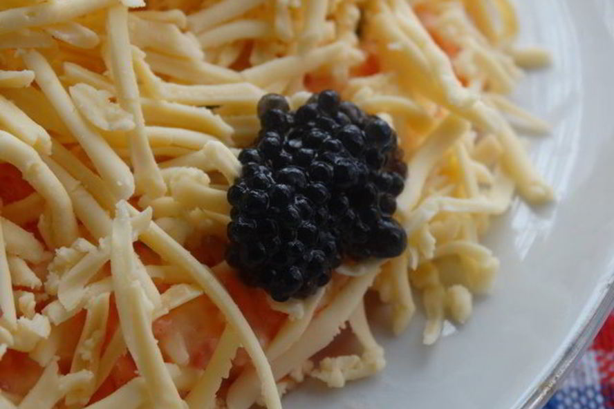 Рецепт салат ложная икорка