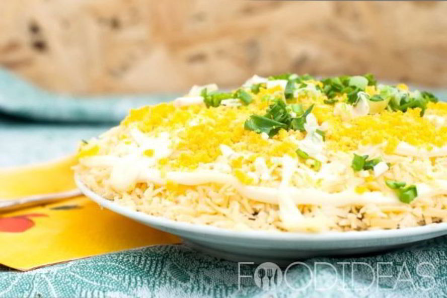 Рецепт салат мимоза с тунцом