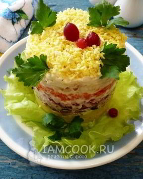 Салат Мимоза со шпротами