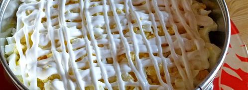 салат мужской каприз с огурцом. Шаг 14