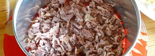 салат мужской каприз с огурцом. Шаг 8