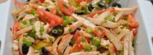 салат мясной с курицей. Шаг 4