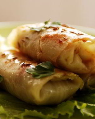 Голубцы под шубой с мясным фаршем