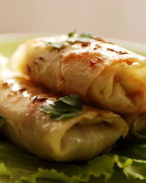 Голубцы под шубой с мясным фаршем