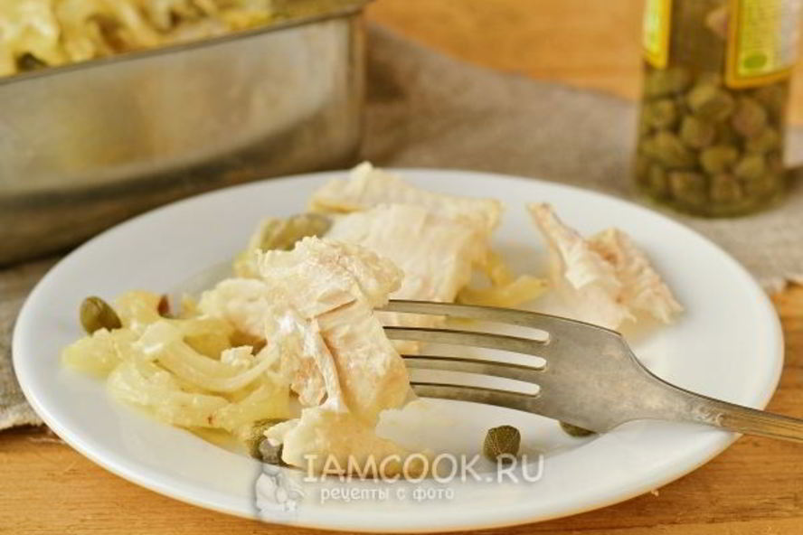 Рецепт хек под шубой с каперсами