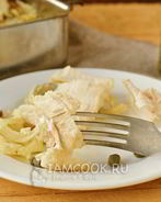 Хек под шубой с каперсами