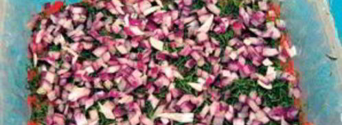 красная рыба под шубой салат. Шаг 3