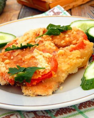 Курица под шубой в духовке