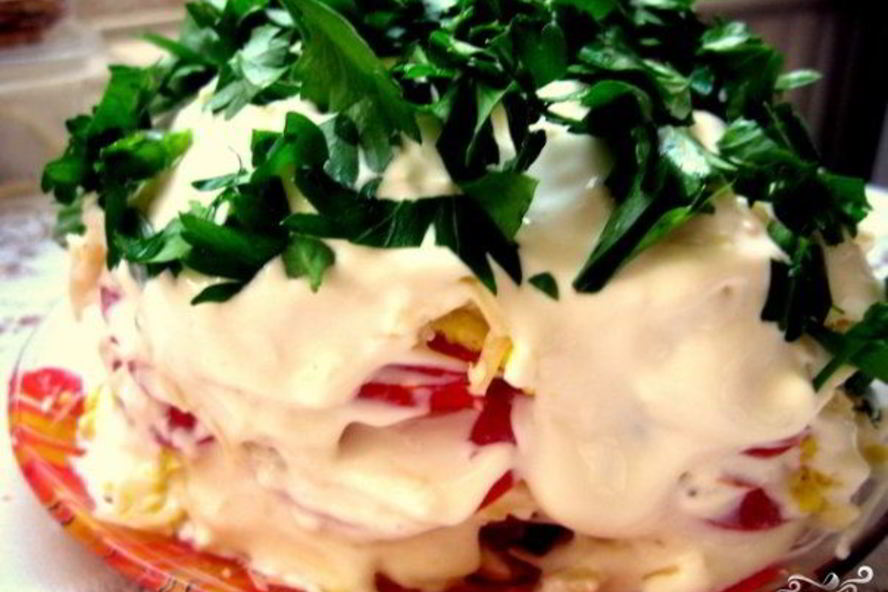 Рецепт помидоры под шубой