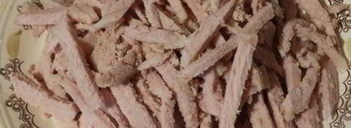 салат мясо под шубой. Шаг 3