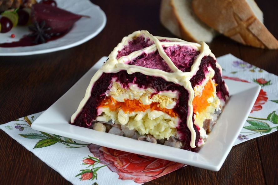 Рецепт салат рыба под шубой