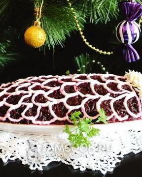 Салат Шпроты под шубой