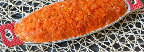 салат шпроты под шубой. Шаг 16