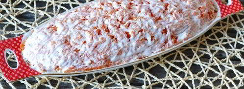 салат шпроты под шубой. Шаг 17